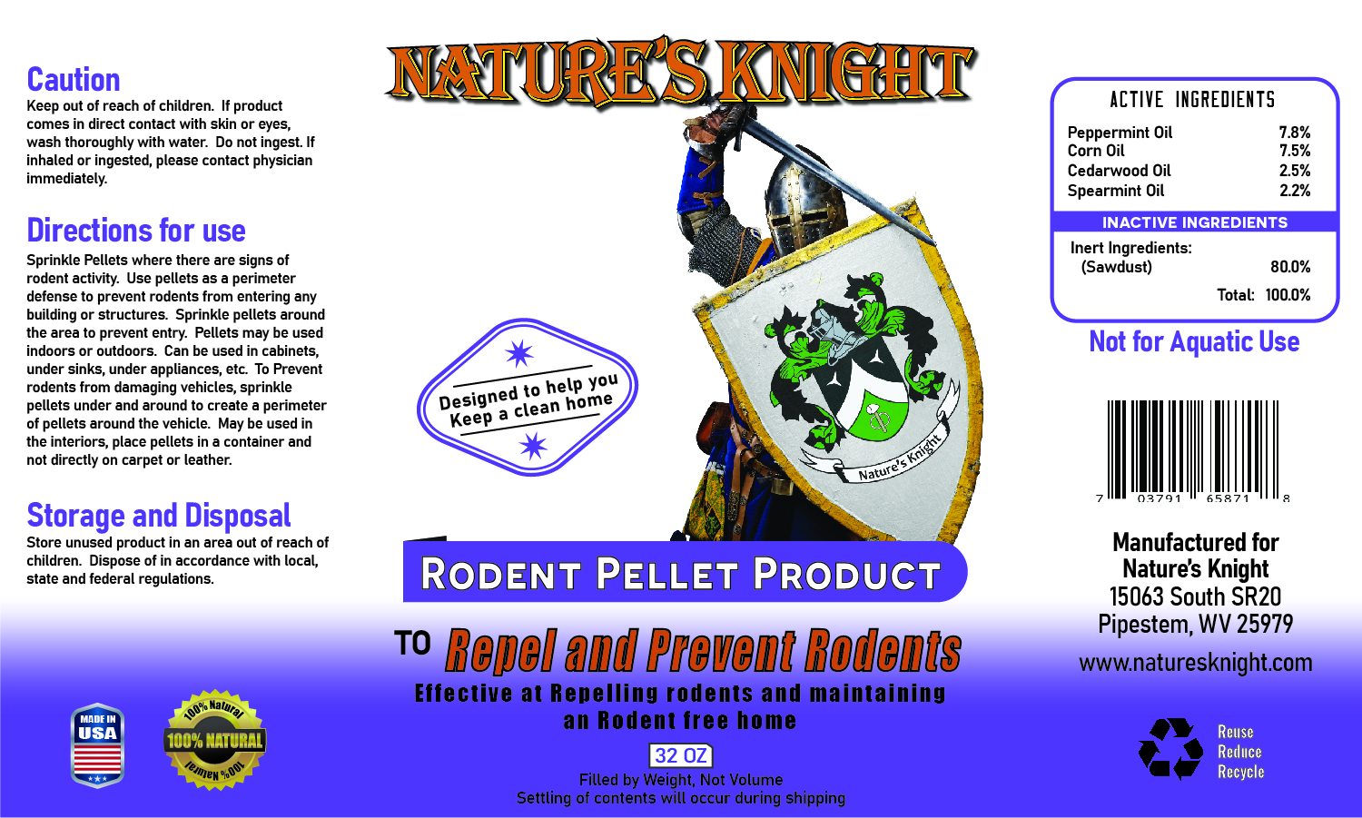Rodent Pellet Product